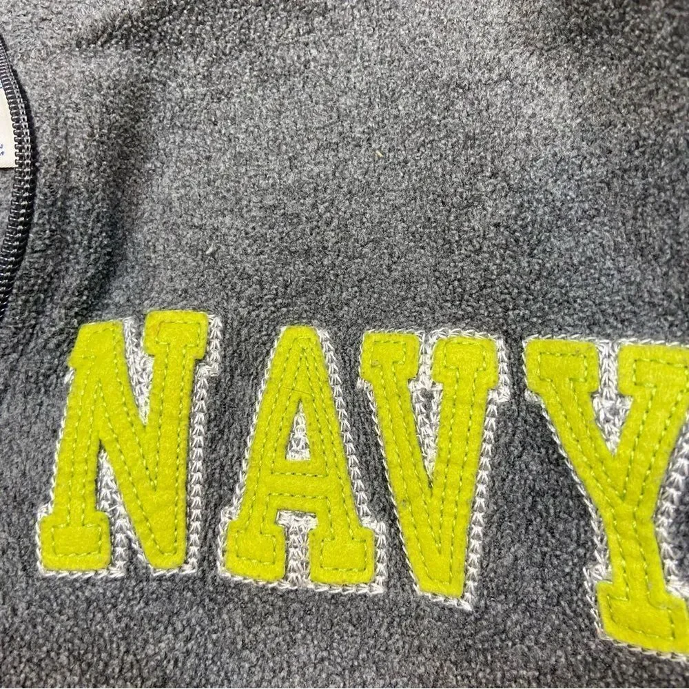 Boys Old Navy Youth Large Grey‎ Old Navy 1/4 Zip Jacket with Pockets